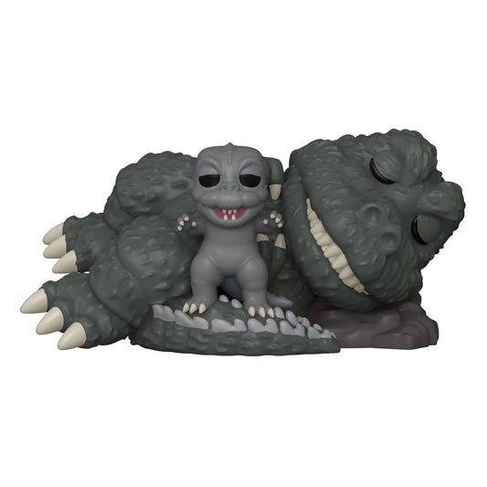 Godzilla Super Sized POP! Movies Vinyl Figure Sleeping Godzilla with Minilla 15 cm 0889698865265