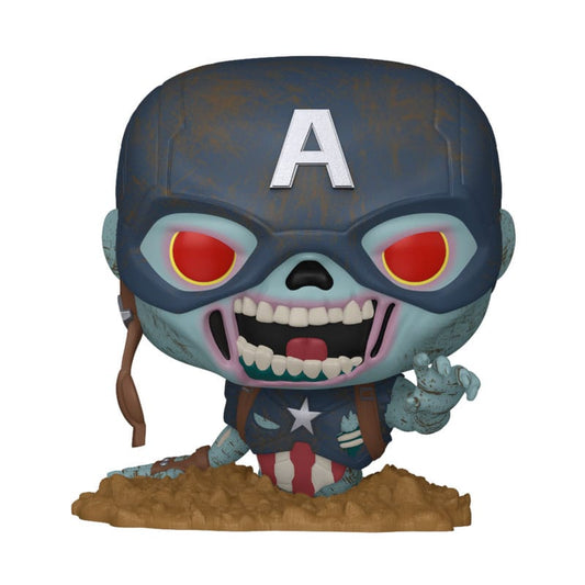 Marvel Zombies POP! Marvel Vinyl Figure Captain America 9 cm 0889698866507