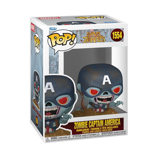 Marvel Zombies POP! Marvel Vinyl Figure Captain America 9 cm 0889698866507
