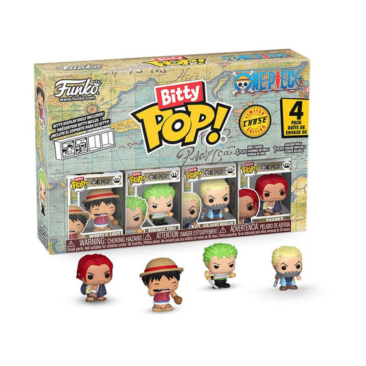 One Piece Bitty POP! Vinyl Figure 4-Pack Luffy 2,5 cm 0889698868921