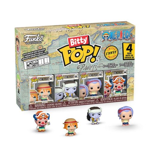 One Piece Bitty POP! Vinyl Figure 4-Pack Nami 2,5 cm 0889698868938