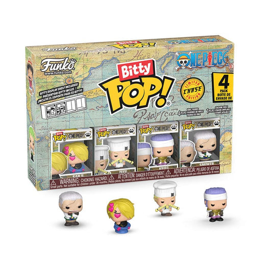 One Piece Bitty POP! Vinyl Figure 4-Pack Sanji 2,5 cm 0889698868945
