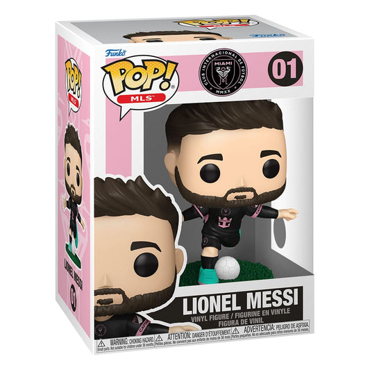 MLS POP! Sports Vinyl Figure Inter Miami- Lionel Messi(away) 9 cm 0889698886178