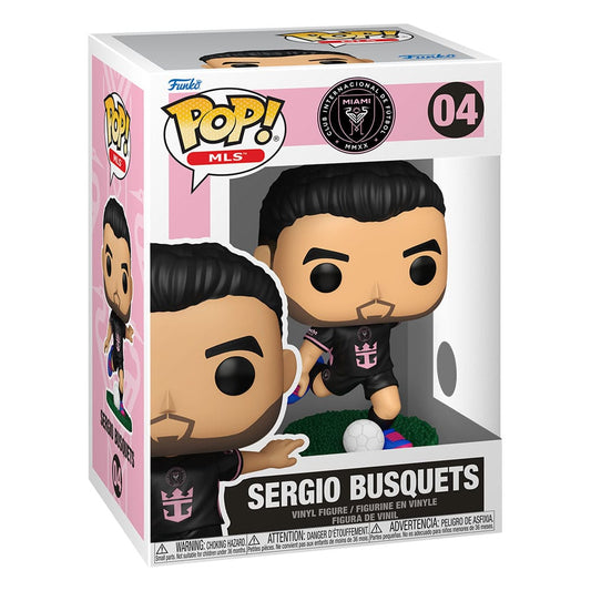 MLS POP! Sports Vinyl Figure Inter Miami- Sergio Busquets(away) 9 cm 0889698886192