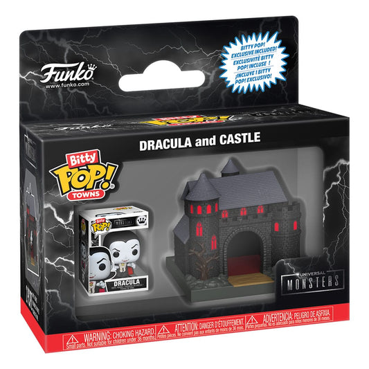 Universal Monsters Bitty POP! Towns Vinyl Figure Dracula with Castle 0889698888141