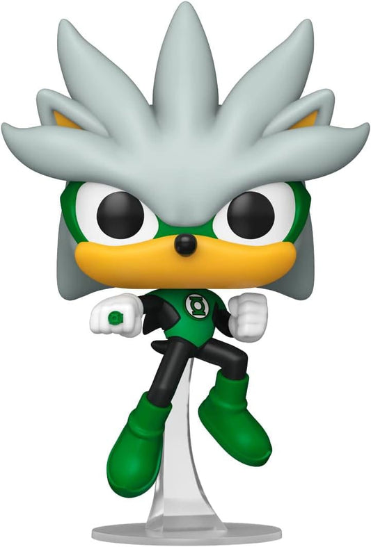 DC's Justice League and Sonic the Hedgehog POP! Movies Vinyl Figures Silver/GL 9 cm 0889698889049