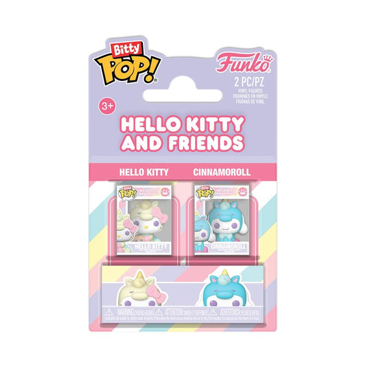Hello Kitty Bitty POP! Vinyl Figure 2-Pack HK & Cinnamonroll 2,5 cm 0889698889285