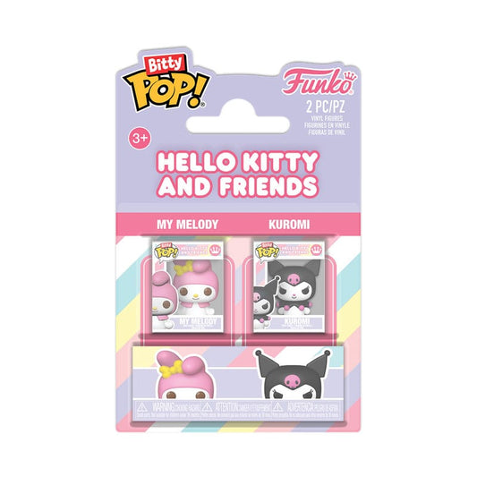 Hello Kitty Bitty POP! Vinyl Figures 2-Pack My Melody&Kuromi 2 cm 0889698889292