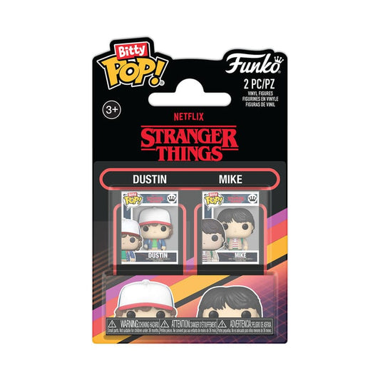 Stranger Things Bitty POP! Vinyl Figure 2-Pack Dustin & Mike 2,5 cm 0889698889360