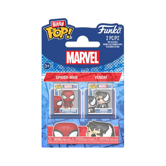 Spider-Man Bitty POP! Vinyl Figure 2-Pack Spider-Man&Vnm 2,5 cm 0889698889391