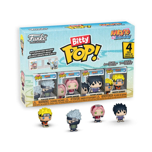 Naruto Shippuden Bitty POP! Vinyl Figure 4-Pack Team 7 w/CH 2,5 cm 0889698898638