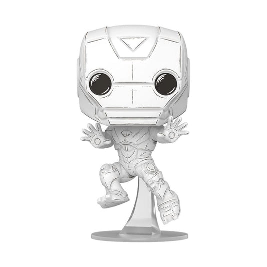 Marvel POP! Vinyl Figure Sketched - Iron Man 9 cm 0889698902984