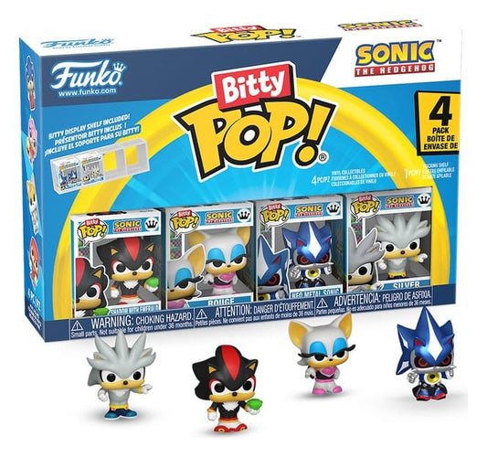 Sonic Bitty POP! Vinyl Figure 4-Pack Shadow 2,5 cm 0889698929585