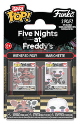 Five Nights at Freddy's Bitty POP! Vinyl Figure 2-Pack Withered Foxy & Marionette 2 cm 0889698940818