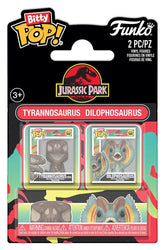 Jurassic Park Bitty POP! Vinyl Figure 2-Pack Tyrannosaurus Fossil & Dilophosaurus 2 cm 0889698941983