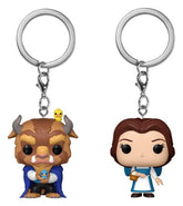 Beauty and the Beast POP! Vinyl Keychain 2-Pack Belle & Beast 4 cm 0889698948265