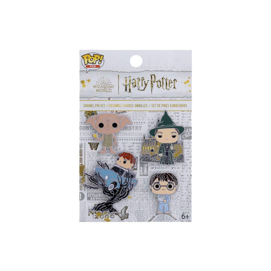 Harry Potter POP! Enamel Pins 4-Set HP Anniversary Chamber of Secrets 4 cm 0671803437289