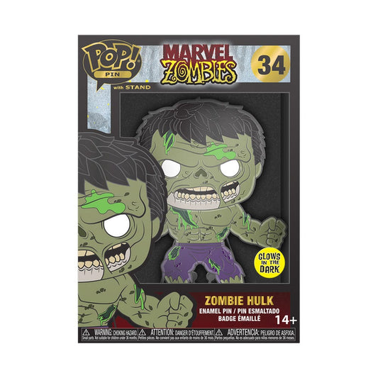 Marvel Zombie Loungefly POP! Enamel Pin Hulk  0671803471078