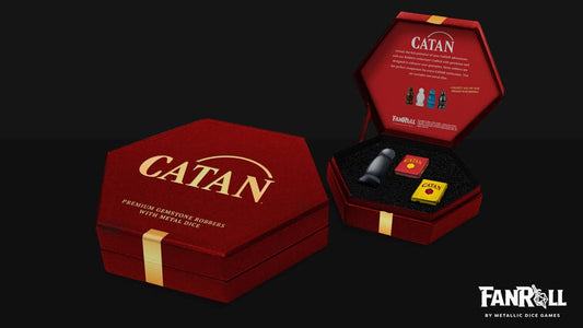 Catan Upgrade dice set Robber & Metal: Hematite 0687700234937