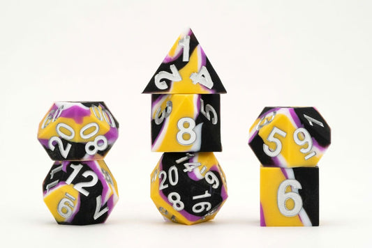 MDG Dice Set Pride Nonbinary Flag 0687700234418