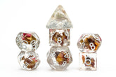 FanRoll Dice Set Rose (7) 0687700231585