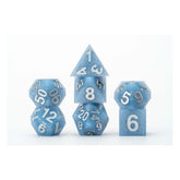FanRoll Sharp Edge Silicone Dice Set Volcanic Soot (7) 0687700231233