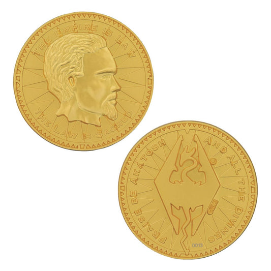 The Elder Scrolls Collectable Coin Septim Misty Gold Edition 5060948298216