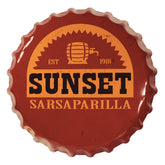 Fallout Tin Sign Sunset Sarsaparilla Bottle Cap 5060948298131