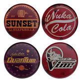 Fallout Coaster 4-Pack Metal Drinks 5060948297998