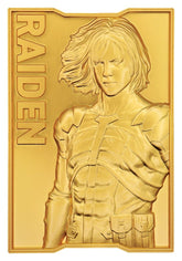 Metal Gear Solid 2 Ingot Raiden 24k Gold Plated Limited Edition 5060948298087