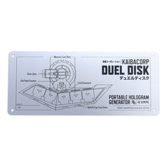 Yu-Gi-Oh! Tin Sign Duel Disk Schematic 5060948291194