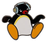 Pingu Pin Badge Headphones Limited Edition 5060948299602