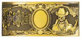 One Piece Replica 10,000 World Berry Metal Banknote 6 x 15 cm 5060948295437