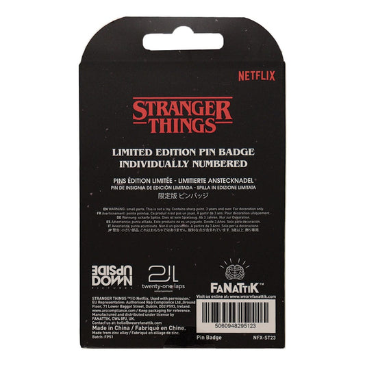 Stranger Things Pin Badge Castle Byers Limited Edition      5060948295123