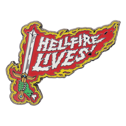 Stranger Things Pin Badge Hellfire Lives Limited Edition      5060948295147
