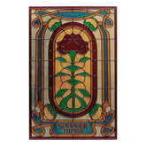 Stranger Things Resin Plaque Creel House Stained Glass Window 5060948295185