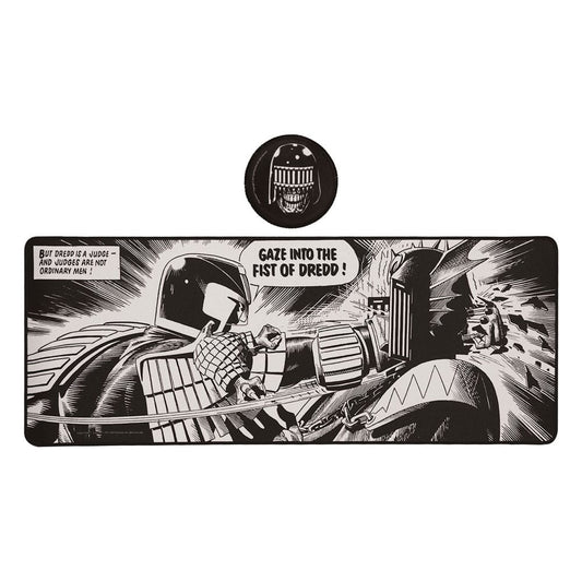 2000 AD Desk Pad & Coaster Set Judge Dredd 5060948297073
