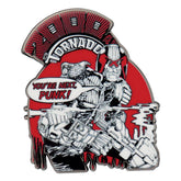 2000 AD Pin Badge Judge Dredd You're Next Punk Limited Edition 5060948297103