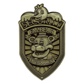 Five Nights at Freddy´s Replica Security Badge Antique Brass Edition 5060948296885