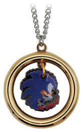 Sonic - The Hedgehog Necklace with Pendant Ring 5060948298667