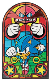 Sonic The Hedgehog Ingot Stained Glass Window Style 60 cm 5060948299831