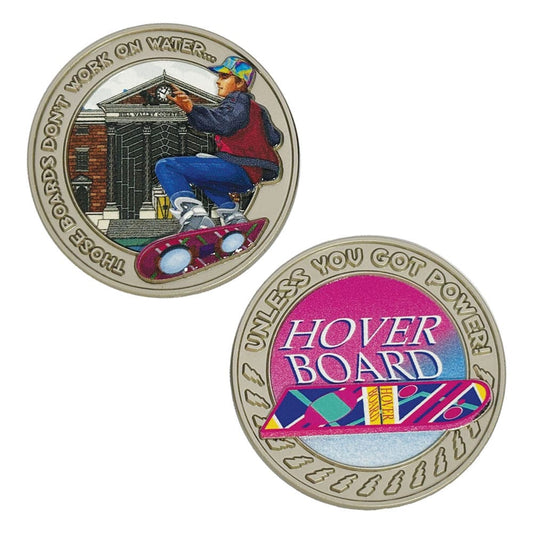 Back To The Future Collectable Coin Hoverboard Limited Edition          5060948296823