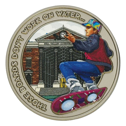 Back To The Future Collectable Coin Hoverboard Limited Edition          5060948296823