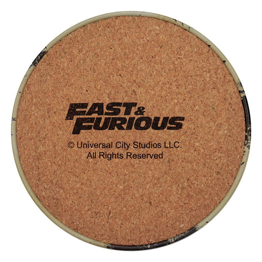 Fast & Furious Coaster 4-Pack Vintage Style  5060948297400