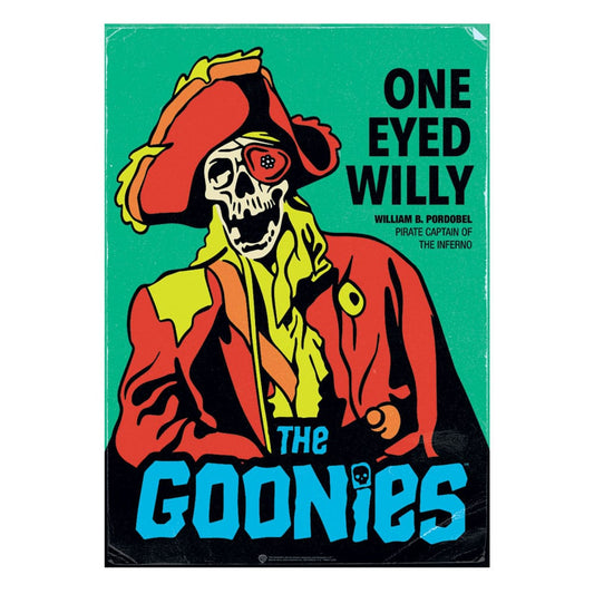 The Goonies Art Print 40th Anniversary One Eyed Willy Limited Edition 42 x 30 cm 5060948297059