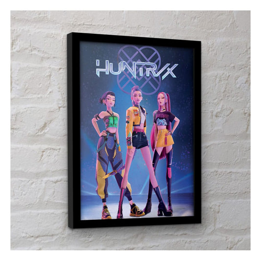 KPop Demon Hunters Collector Print Framed Poster Huntrix 5063457071875