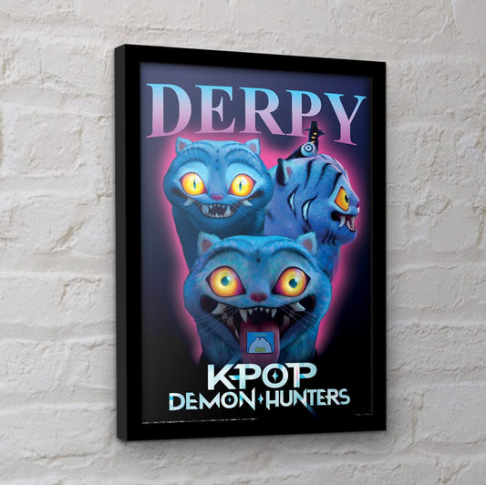 KPop Demon Hunters Collector Print Framed Poster Derpy 5063457072032