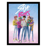 KPop Demon Hunters Collector Print Framed Poster Saja Boys 5063457072087
