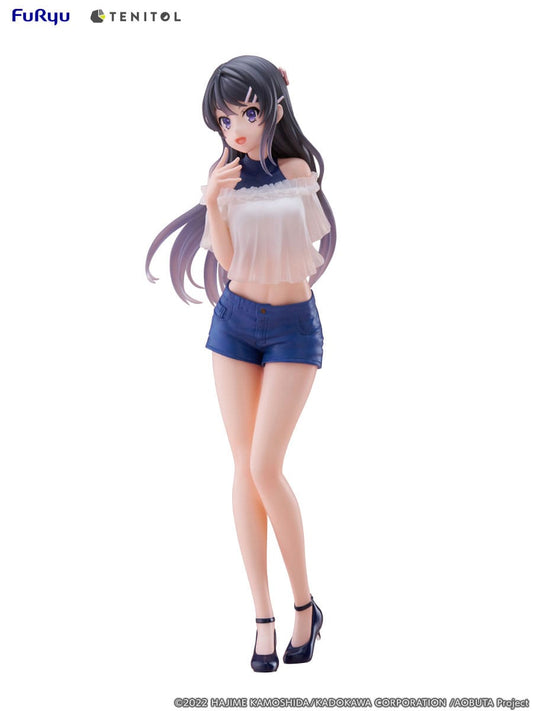 Rascal Does Not Dream of Bunny Girl Senpai Tenitol PVC Statue Mai Sakurajima 31 cm 4580736407091