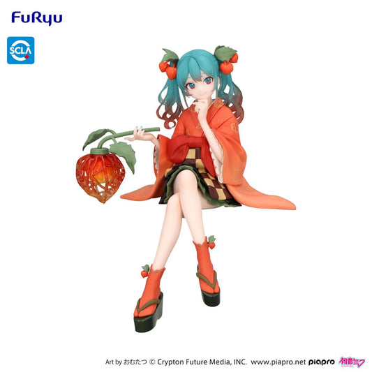 Hatsune Miku Noodle Stopper PVC Statue Flower Fairy Winter Cherry 15 cm 4571623502661